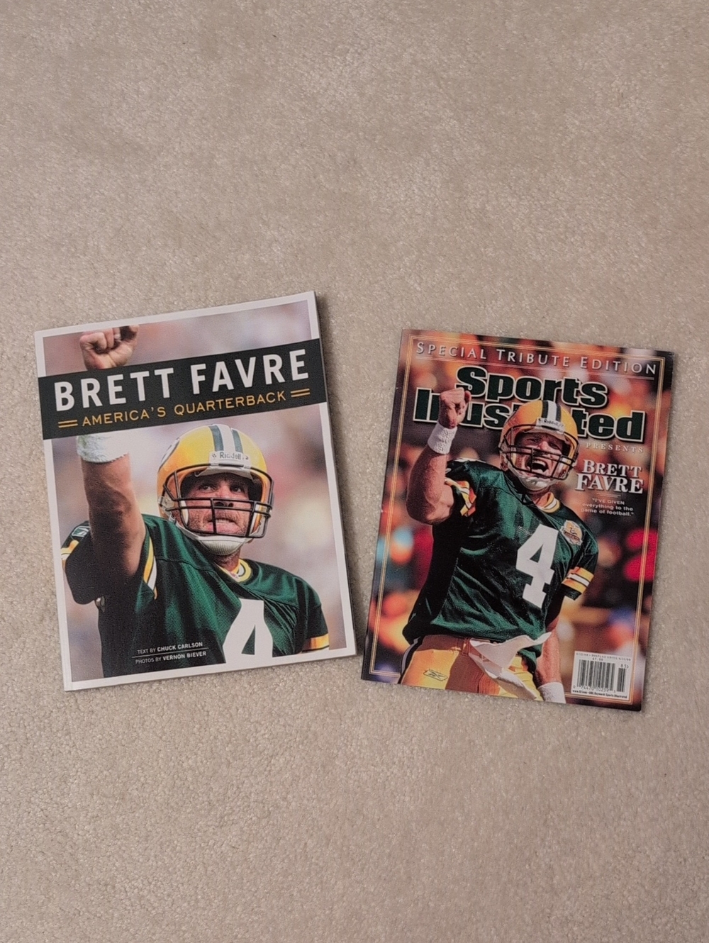 Brett Favre Book And Sports Illustrated Special Edition